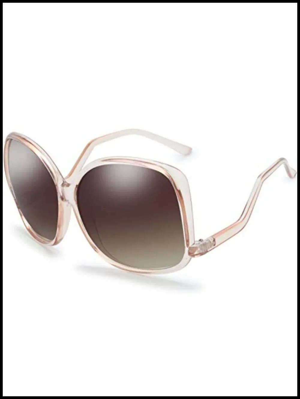 Oversized Cat Eye Hybrid Butterfly Sunglasses UVA UVB Protection